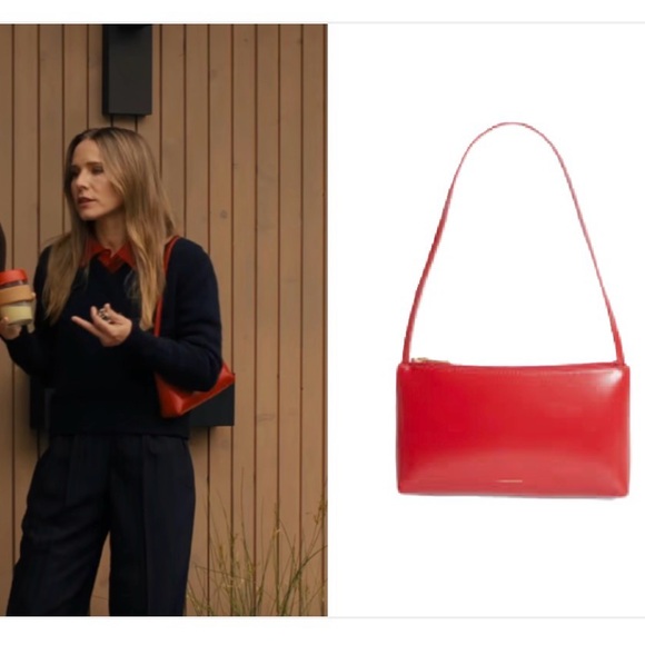 Mansur Gavriel Gaiga red shoulder bag - Picture 4 of 9